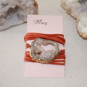 Gold Stone / Marble Bracelet